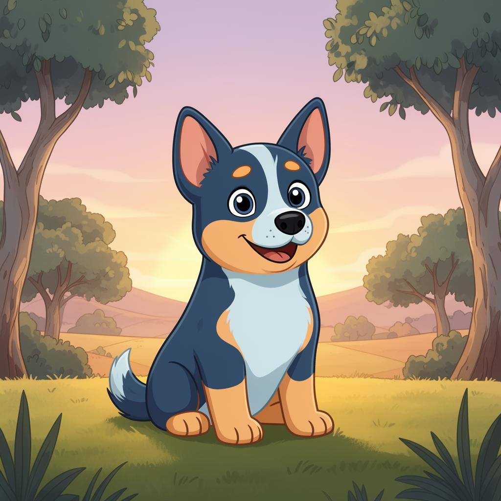 Bluey — illustration